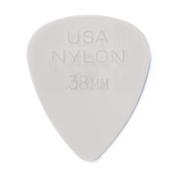 Dunlop 44P.38 Nylon Standard White .38mm