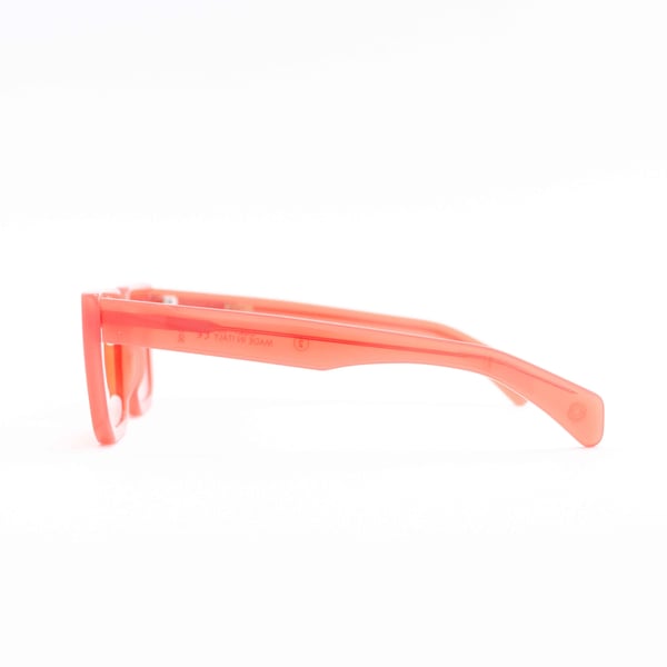 Kyme Eyewear COZY6 - Bold Rectangular Streetwear Sunglasses in Orange