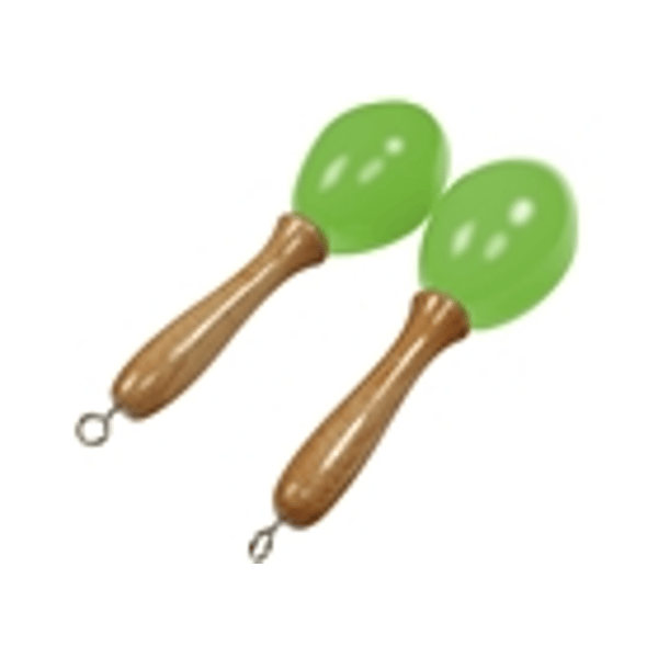 Tanga MARACAS-VERT-S Maracas piccole in legno - Verdi