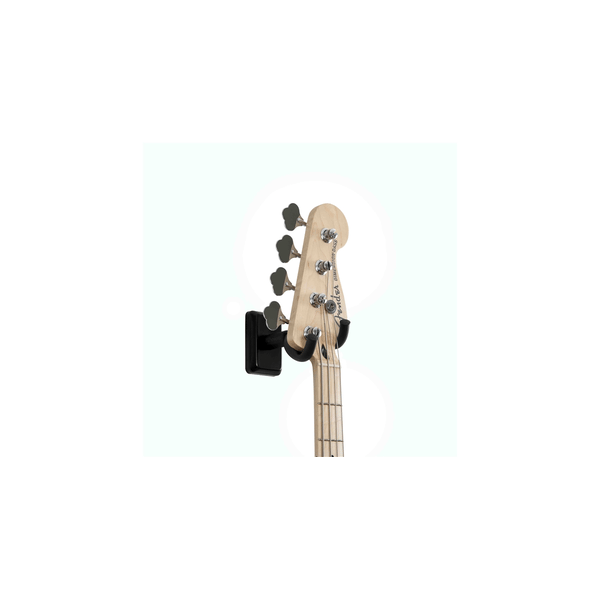 Gator Frameworks GFW-GTR-HNGRBLK Supporto a muro per chitarra con piastra nera<br>