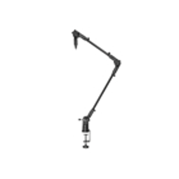 Gator Frameworks GFWMICBCBM0500 - Asta microfonica broadcast con profilo alleggerito