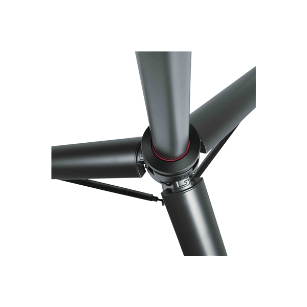 Gator Frameworks GFW-ID-SPKR Supporto per altoparlanti regolabile con pistone di sollevamento<br>