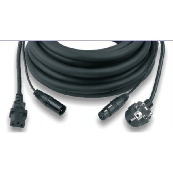 SOUNDSATION Cavo phono-rete per diffusori attivi (3x2.5mm² - 2x0.22mm², 10mt)
