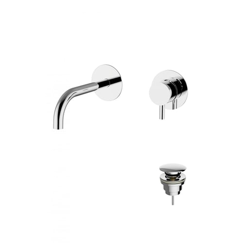 BATTERIA LAVABO INCASSO A PARETE JABIL 25