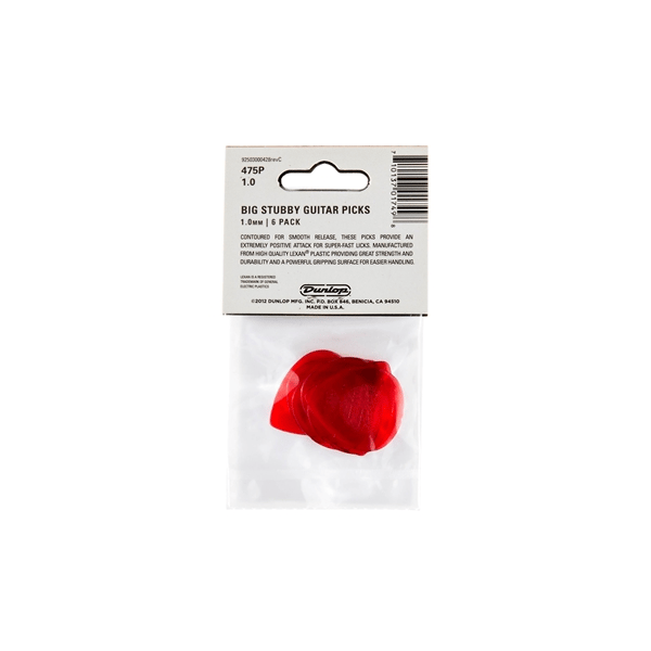 Dunlop 475P1.0 Big Stubby 1.0mm