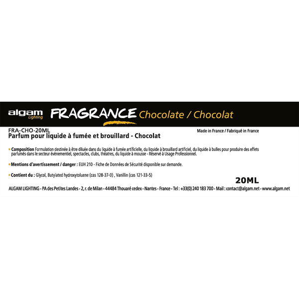 Algam Lighting FRA-CHO-20ML Profumo per Liquido del Fumo 20ml Cioccolato