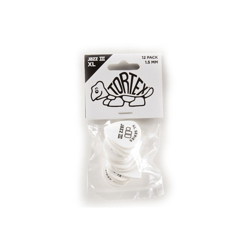 Dunlop 498P1.50 TORTEX JAZZ III XL, 1.5MM