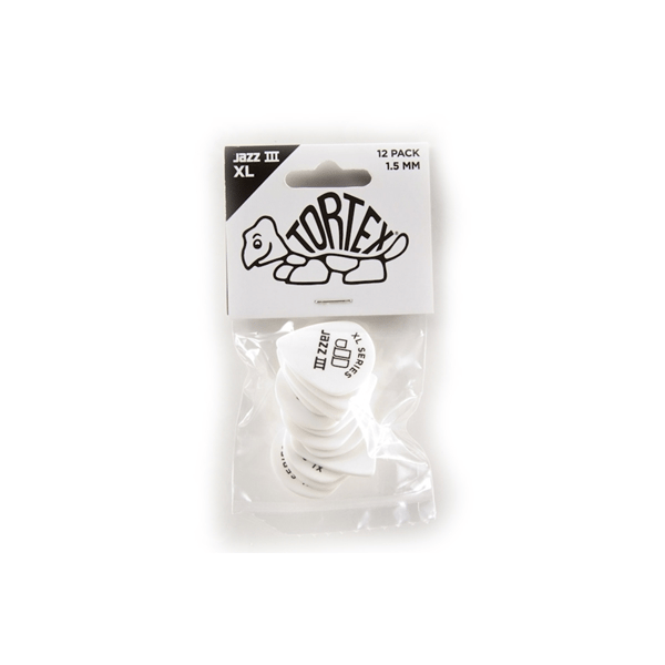 Dunlop 498P1.50 TORTEX JAZZ III XL, 1.5MM