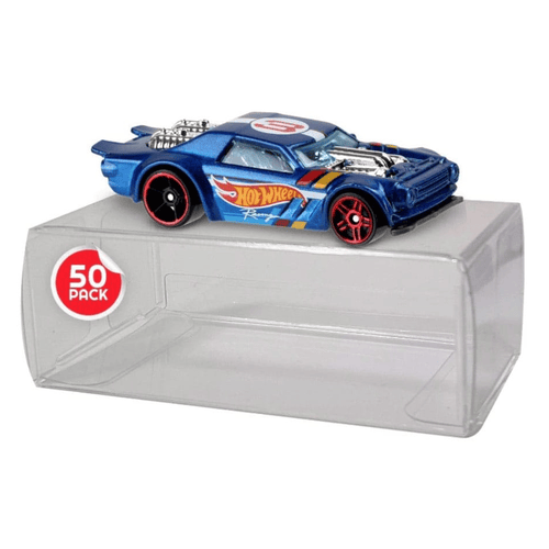 Hot Wheels PET Protectors 50-Pack for Matchbox Cars