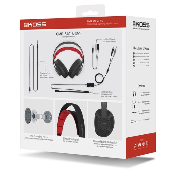 Koss GMR/540 ISO CLOSED GAMING