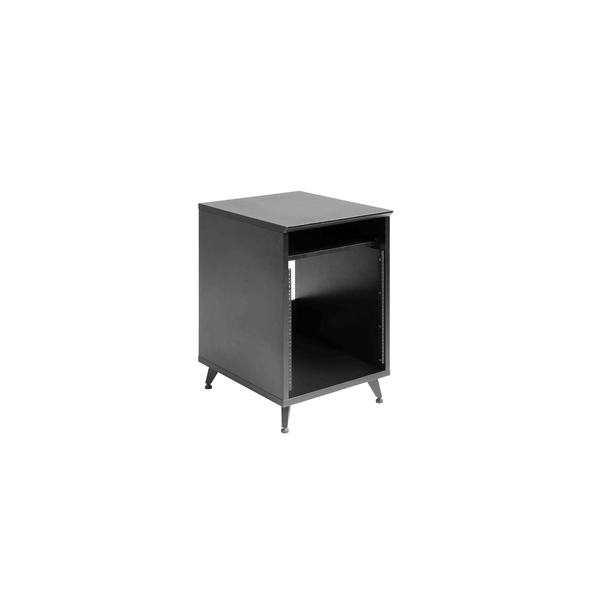 Gator Frameworks GFW-ELITEDESKRK-BLK Rack studio 10U in nero<br>