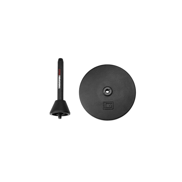 Gator Frameworks GFW-BNO-CLRFLU Supporto con base rotonda per clarinetto o flauto<br>