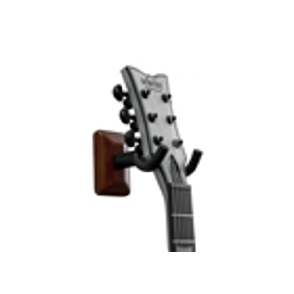 Gator Frameworks GFW-GTR-HNGRMHG Supporto a muro per chitarra con piastra mogano<br>