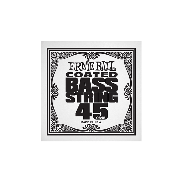 Ernie Ball 0645 Coated Nickel Wound Bass .045