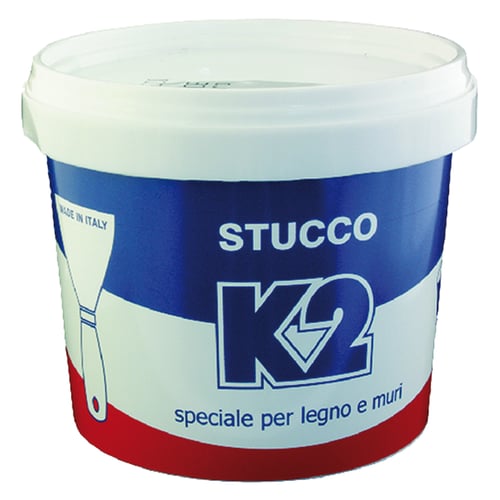 STUCCO IN PASTA COLORATO 'K2' Kg 0,5 Noce scuro