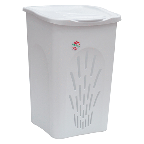 Stefanplast Cesta Portabiancheria Elegance Bianca Laundry Basket