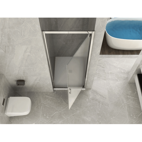 Box Porta Doccia in Vetro Opaco 6MM Apertura Battente Interno o Esterno