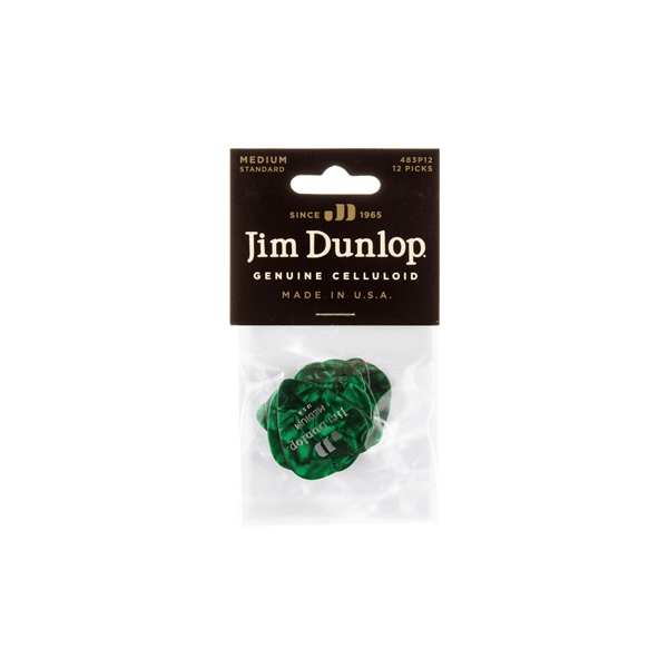 Dunlop 483P#12 Green Pearloid - Medium