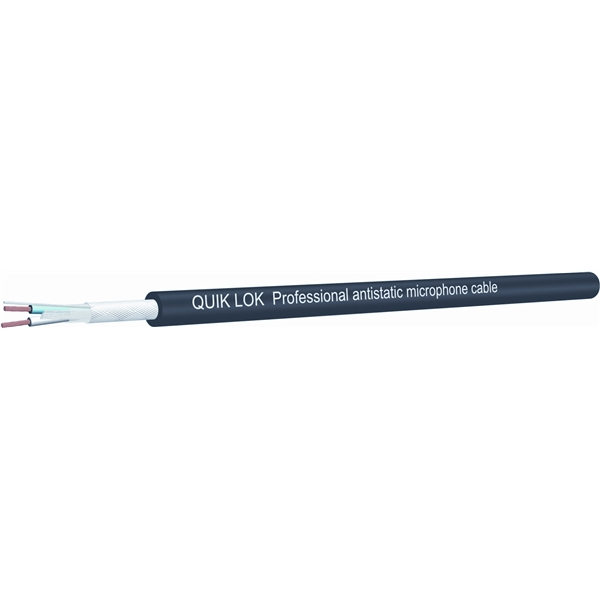 Quik Lok CM/780 BK Cavo microfonico in bobina