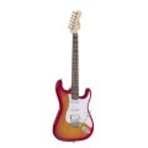 SOUNDSATION Chitarra elettrica double cutaway con 2 single coil + humbucker splittabile e meccaniche autobloccanti (equipaggiata Wilkinson, tastiera eco-rosewood). Modello RIDER-PRO-RSH SSB