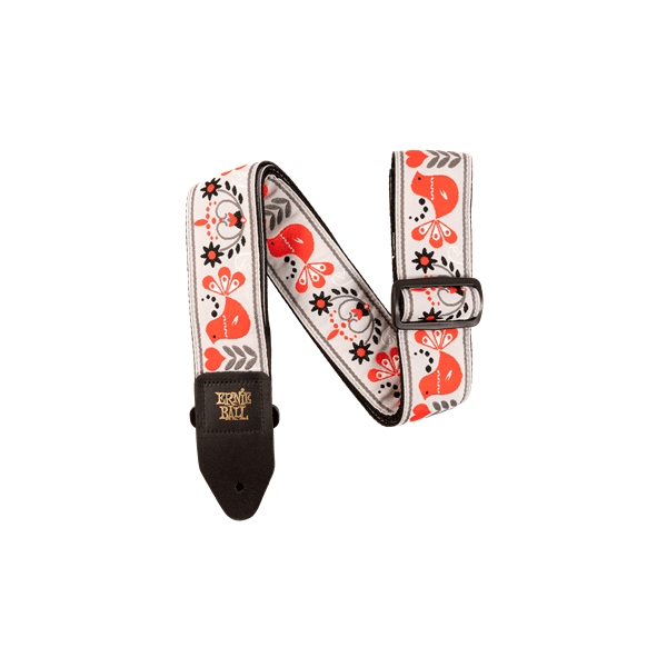 Ernie Ball 4689 Tracolla Red Bird Winter Jacquard 2021