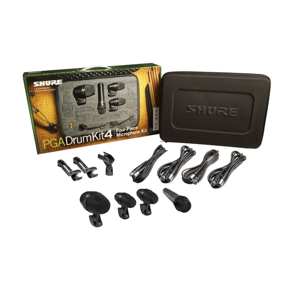 Shure PGADRUMKIT4 Kit da 4 microfoni per batteria