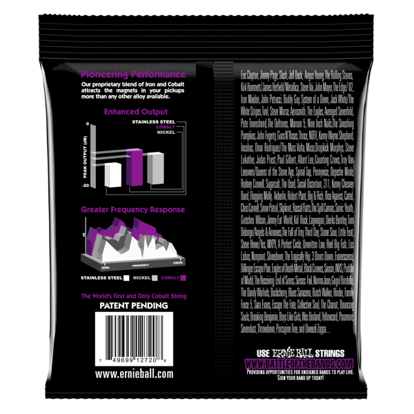 ERNIE BALL Corde per chitarra elettrica 7 corde Power Slinky Cobalt. Modello P02729