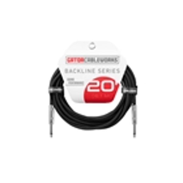 Gator Cableworks GCWB-INS-20 Cavo strumento jack dritto/dritto 6 m Serie Backline