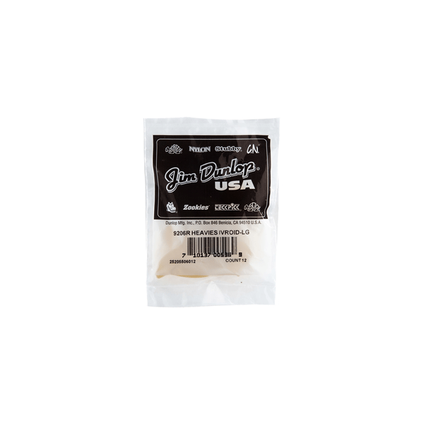 Dunlop 9206R IVROID LARGE - BAG 12 PLETTRI