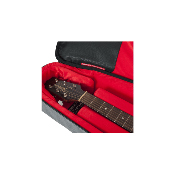 Gator Cases GT-ACOUSTIC-GRY Borsa Transit chitarra acustica Grigio chiaro