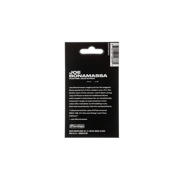 Dunlop PVP121 Joe Bonamassa Custom Jazz III Pick Variety Pack