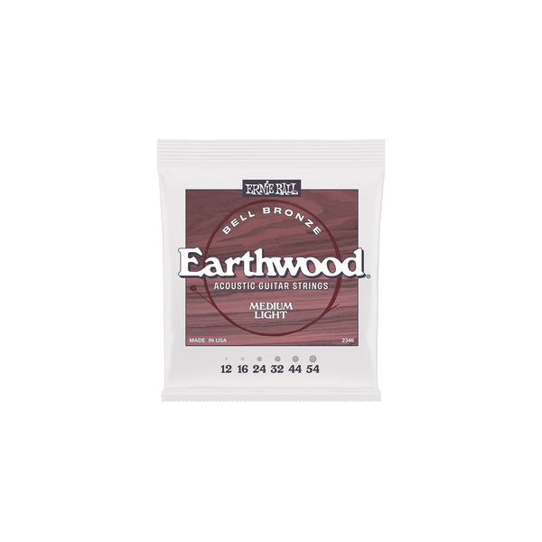 Ernie Ball 2346 Earthwood Bell Bronze Acoustic Medium Light 12-54