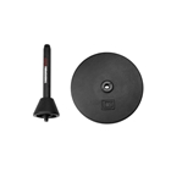 Gator Frameworks GFW-BNO-CLRFLU Supporto con base rotonda per clarinetto o flauto<br>