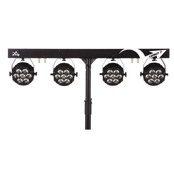 SDJ Led kit 4 proiettori 7x10W led RGBW/FC