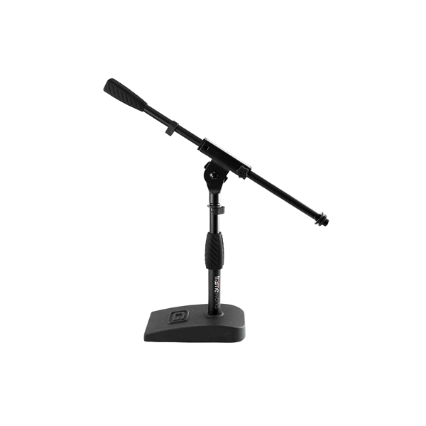 Gator Frameworks GFW-MIC-0821 Supporto microfonico per grancassa e amplificatore con braccio da 40,6 cm e base compatta<br>