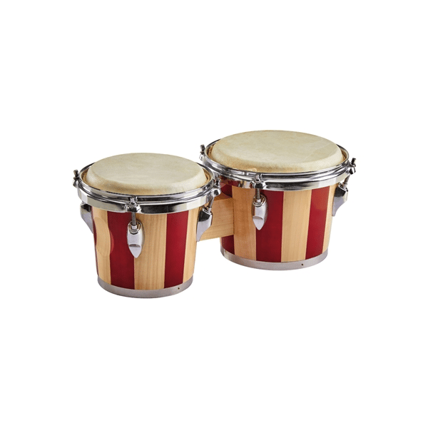 Eko Drums BON 100 6" & 7" Bongo a doghe di legno - Natural