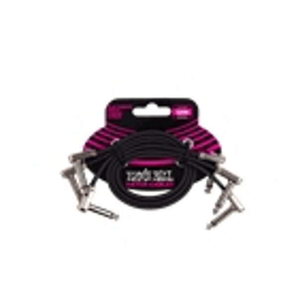 Ernie Ball 6222 Flat Ribbon Patch Cable 30,48 cm Pacco da 3