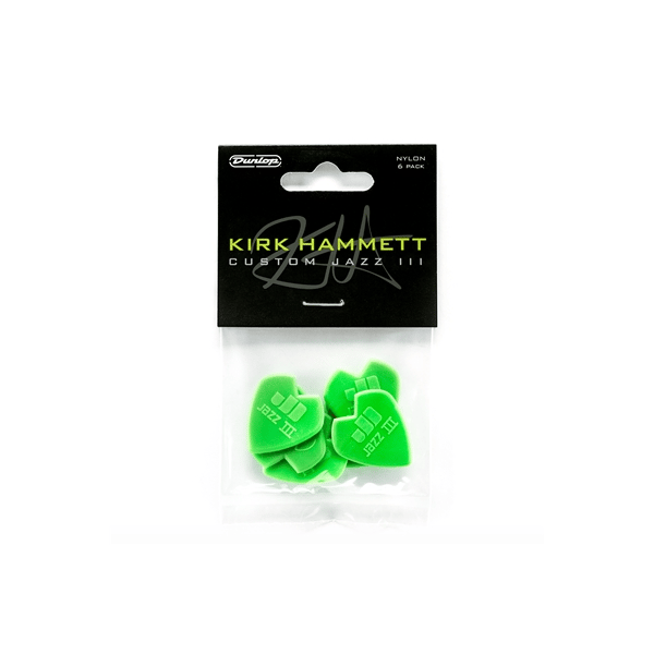 Dunlop 47PKH3N Kirk Hammet Signature Player's Pack/6