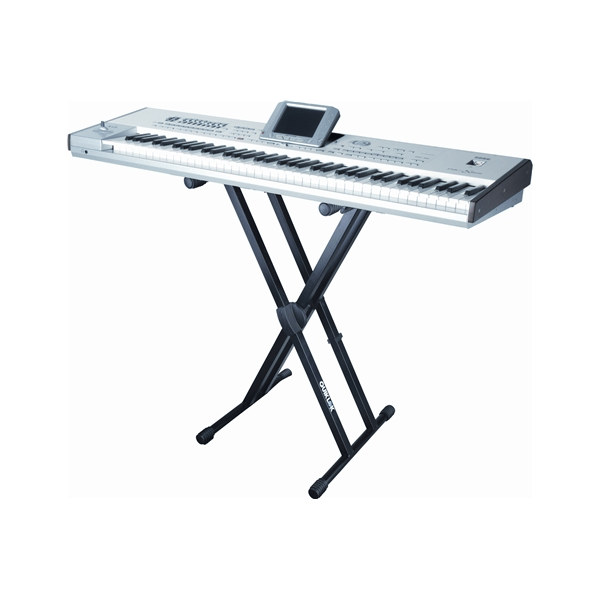 Quik Lok T/550 supporto a "X" per tastiera a doppio telaio
