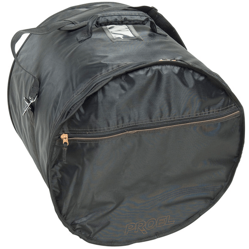 PROEL STAGE Borsa professionale per tom e timpano 12 x 14 (altezza e diametro), in robusto nylon 420D antistrappo. Imbottitura 10 mm. Disponibile in colore nero.