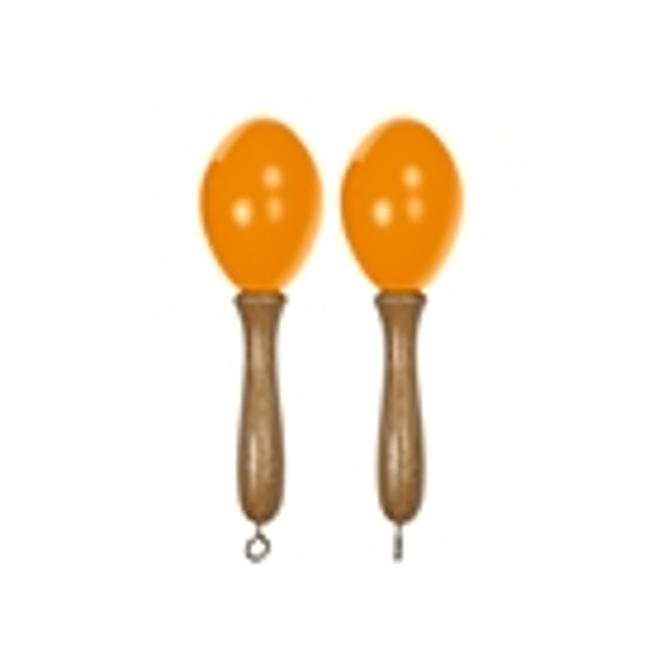 Tanga MARACAS-JAUNE-S Maracas piccole in legno - Gialle
