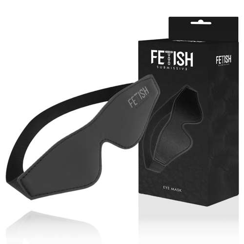 FETISH SUBMISSIVE BONDAGE FETISH SUBMISSIVE - MASCHERA VEGANA IN PELLE CON FODERA IN NOPRENE
