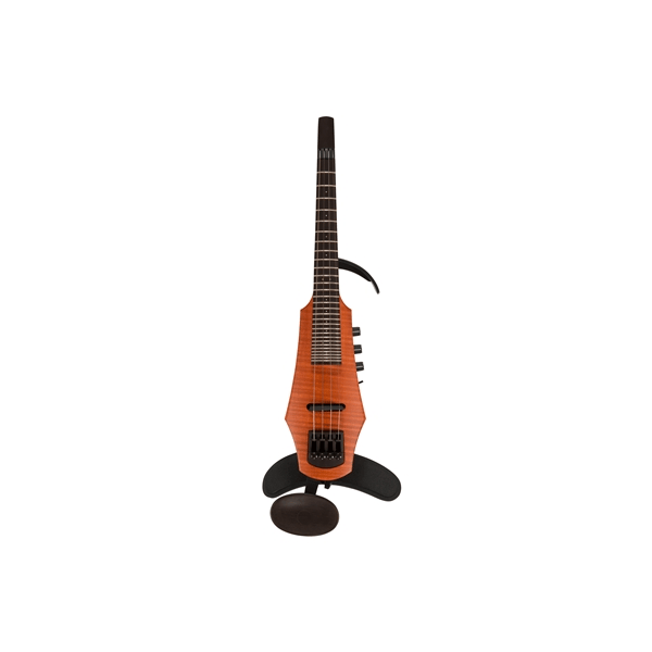 NS Design CR Fretted Electric Violin 4 Amber Stain
