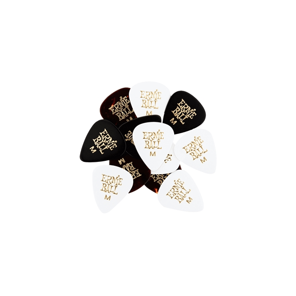 Ernie Ball Plettri Standard Assortiti Medium Busta da 12