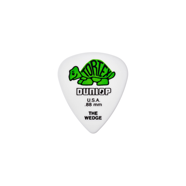 Dunlop 424P Tortex Wedge Green .88