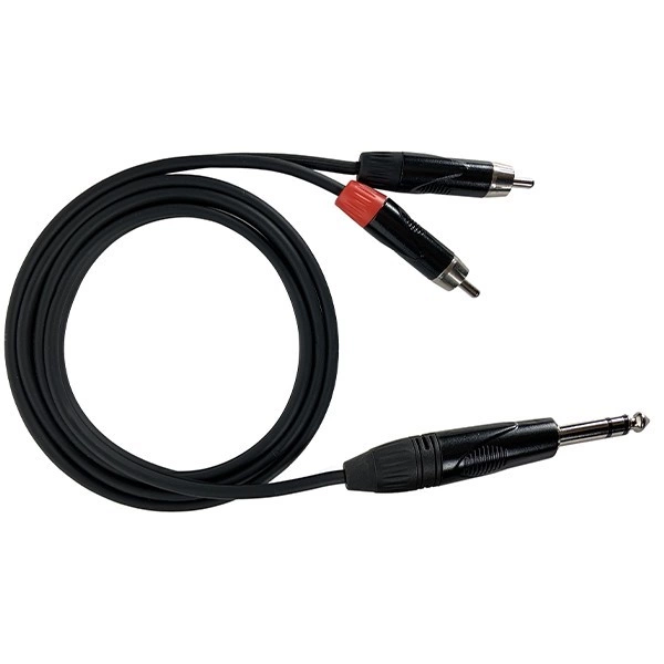 Cavo audio jack 6,35 mono-2 spinotti rca3 m (YEZZM300) - Zzipp