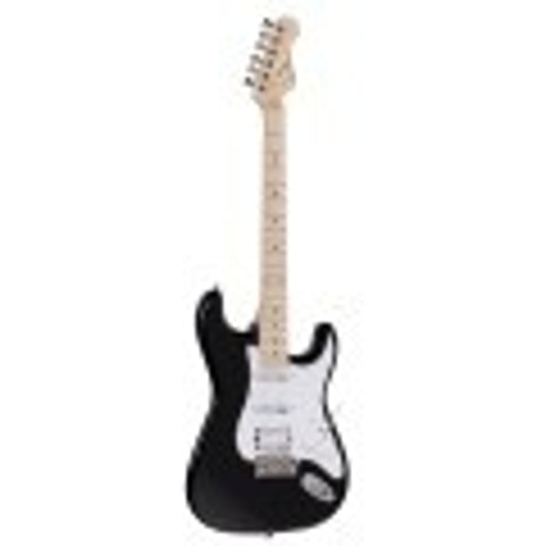 SOUNDSATION Chitarra elettrica double cutaway con 2 single coil + humbucker splittabile e meccaniche autobloccanti (equipaggiata Wilkinson, tastiera acero). Modello RIDER-PRO-MSH BK
