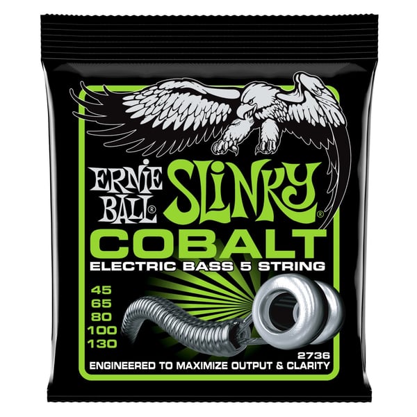 ERNIE BALL Muta per basso 5 corde Cobalt Slinky. Modello P02736