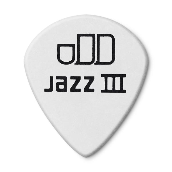 Dunlop 478R1.35 Tortex White Jazz III, 1.35mm