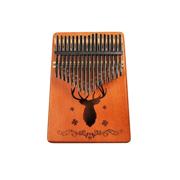 ANGEL Kalimba in mogano 17 note - design Deer